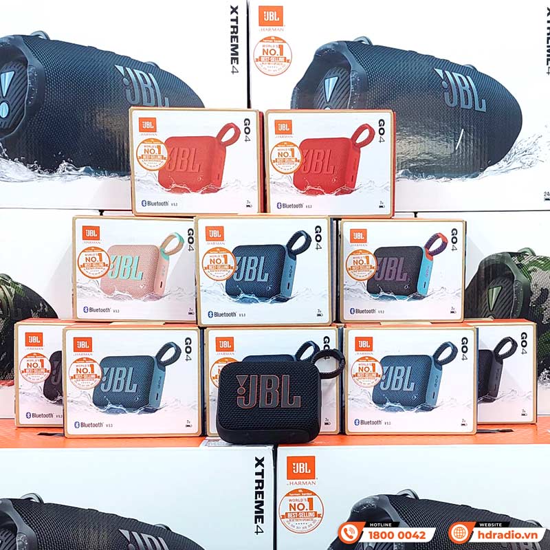 Loa JBL Go 4, Bluetooth 5.3, Pin 7h, Chống Nước IP67, Auracast, Ứng dụng JBL Portable, Nhiều Màu Sắc-14