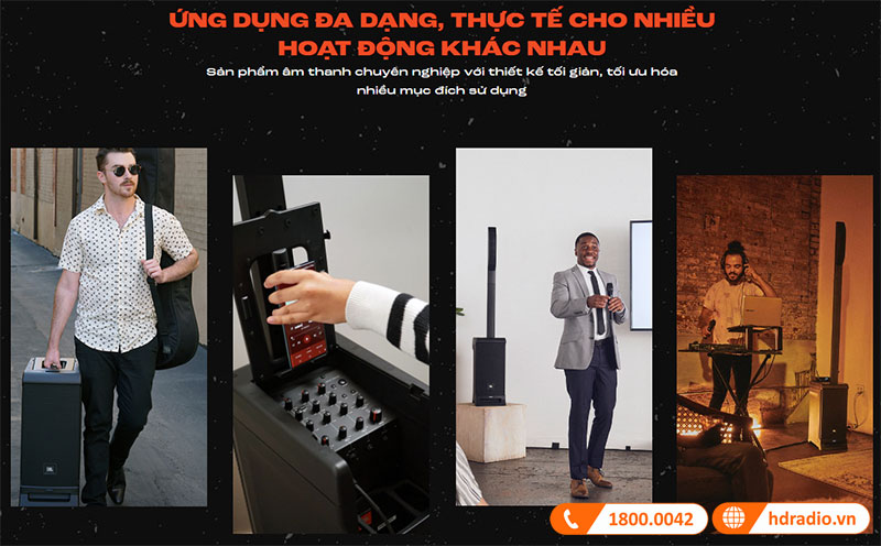 Loa JBL IRX ONE sử dụng thực tế