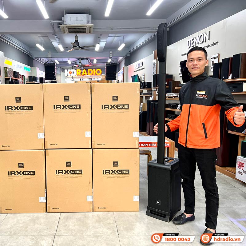 Loa JBL IRX ONE, Công Suất 1300W, Mixer 3 kênh, Bluetooth 5.0, Mic/line, XLR Combo, Có Chống Hú Tự Động-22