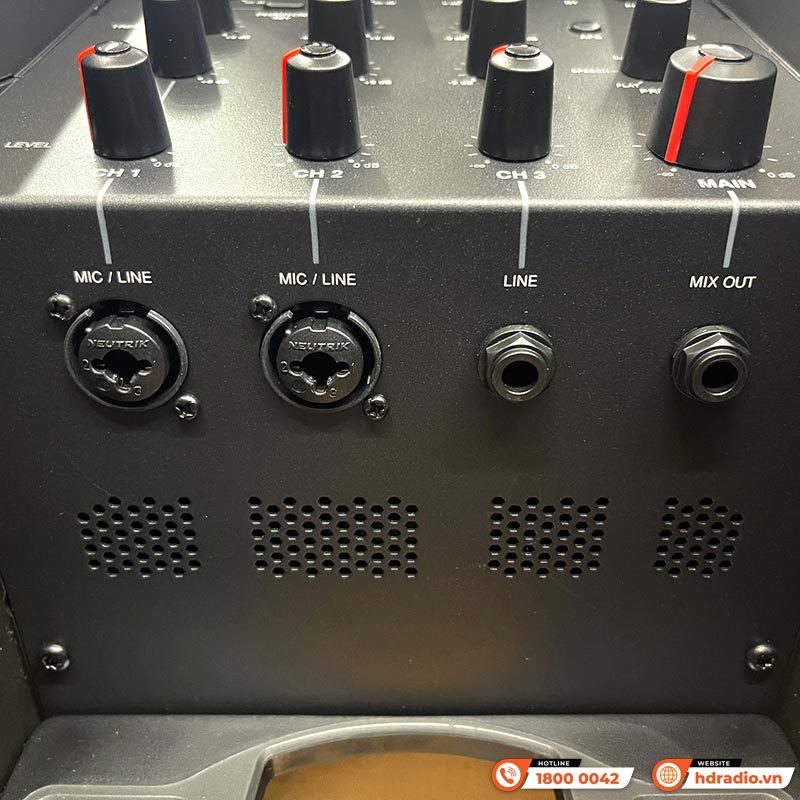 Loa JBL IRX ONE, Công Suất 1300W, Mixer 3 kênh, Bluetooth 5.0, Mic/line, XLR Combo, Có Chống Hú Tự Động-9