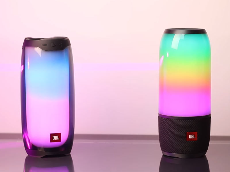 anh thuc te jbl pulse 4 và jbl pulse 3 tại hdradio