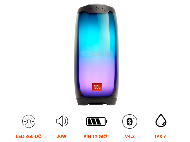 đặc điểm nổi bật Loa JBL PULSE 4 