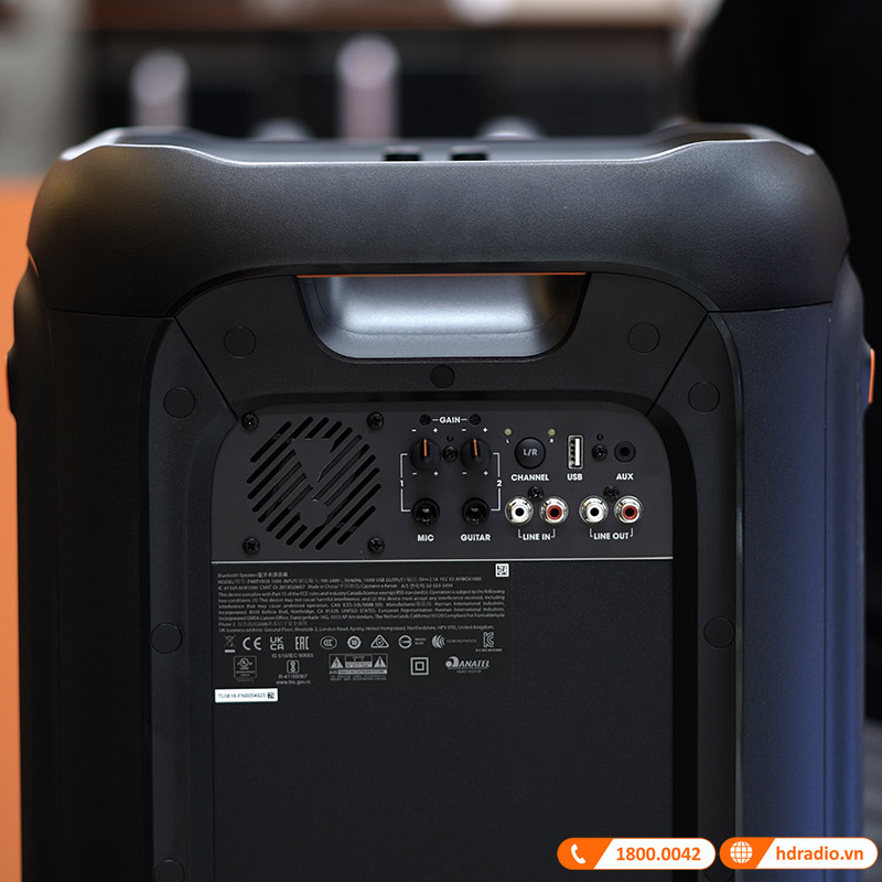 Loa JBL PartyBox 1000, Công Suất 1100W, LED Cực đẹp, Bluetooth, AUX, Micro, Guitar, DJ Launchpad, Air Gesture-11