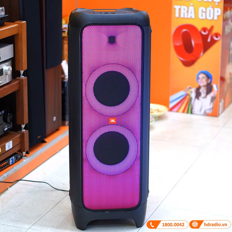 Loa JBL PartyBox 1000, Công Suất 1100W, LED Cực đẹp, Bluetooth, AUX, Micro, Guitar, DJ Launchpad, Air Gesture-5