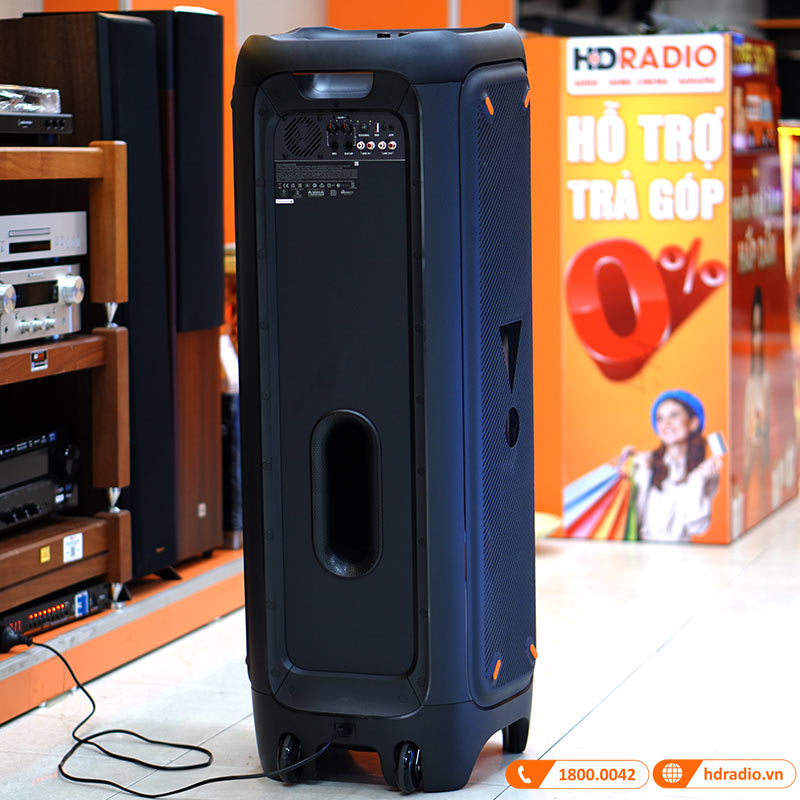 Loa JBL PartyBox 1000, Công Suất 1100W, LED Cực đẹp, Bluetooth, AUX, Micro, Guitar, DJ Launchpad, Air Gesture-9