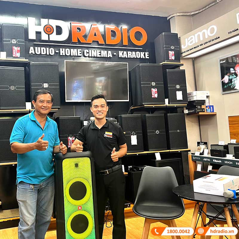 Loa JBL PartyBox 1000, Công Suất 1100W, LED Cực đẹp, Bluetooth, AUX, Micro, Guitar, DJ Launchpad, Air Gesture-18