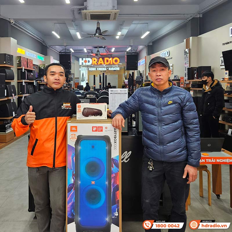 Loa JBL PartyBox 1000, Công Suất 1100W, LED Cực đẹp, Bluetooth, AUX, Micro, Guitar, DJ Launchpad, Air Gesture-21