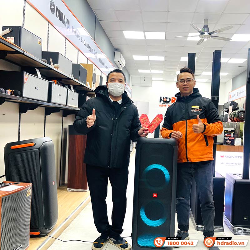 Loa JBL PartyBox 1000, Công Suất 1100W, LED Cực đẹp, Bluetooth, AUX, Micro, Guitar, DJ Launchpad, Air Gesture-20