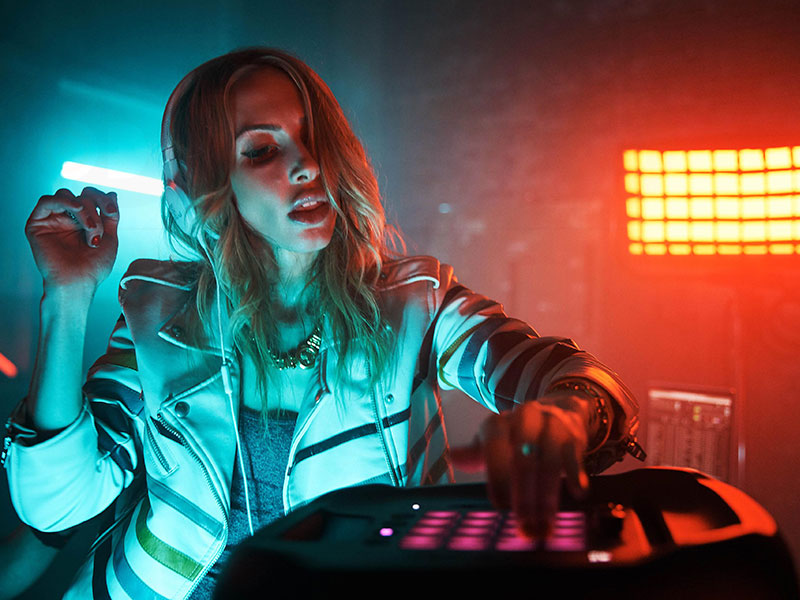 Launch pad 4x4 trên loa JBL PartyBox 1000