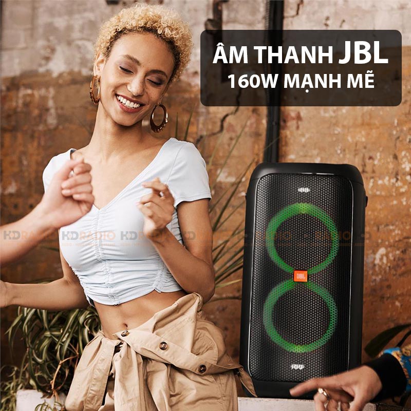 loa jbl party box 100 có công suất 160W