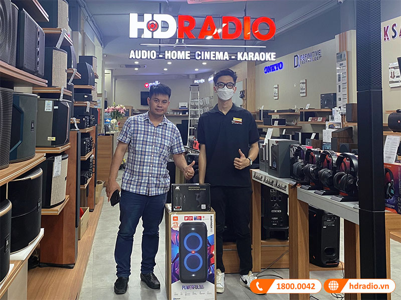 HDRADIO là đơn vị bán loa JBL PartyBox 100 chính hãng giá rẻ nhất Việt Nam 