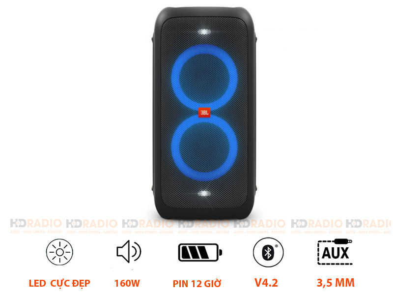 Đặc điểm nổi bật của Loa JBL Party Box 100
