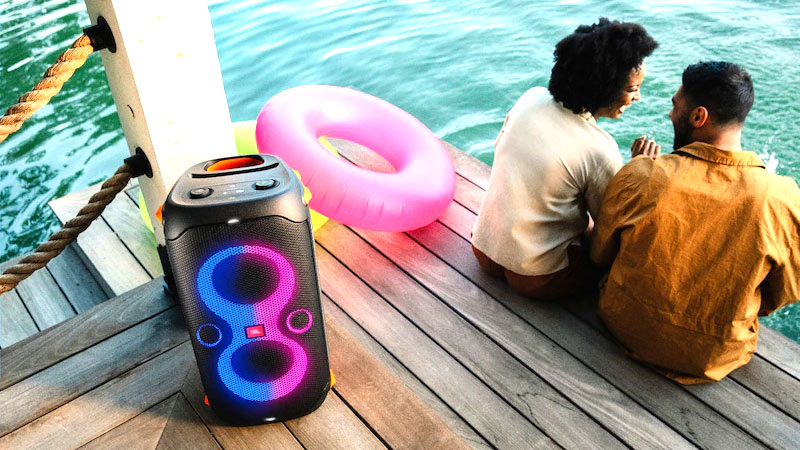 loa jbl partybox 110 su dung ngoai troi