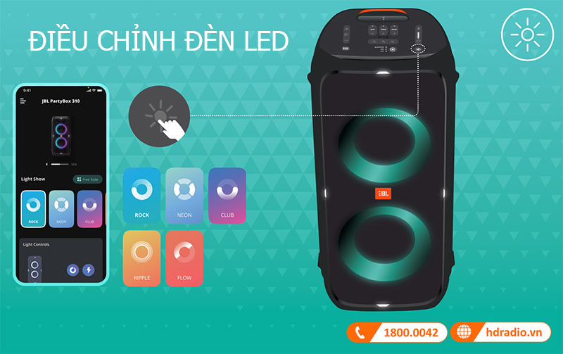 Huong dan su dung loa JBL Partybox 310