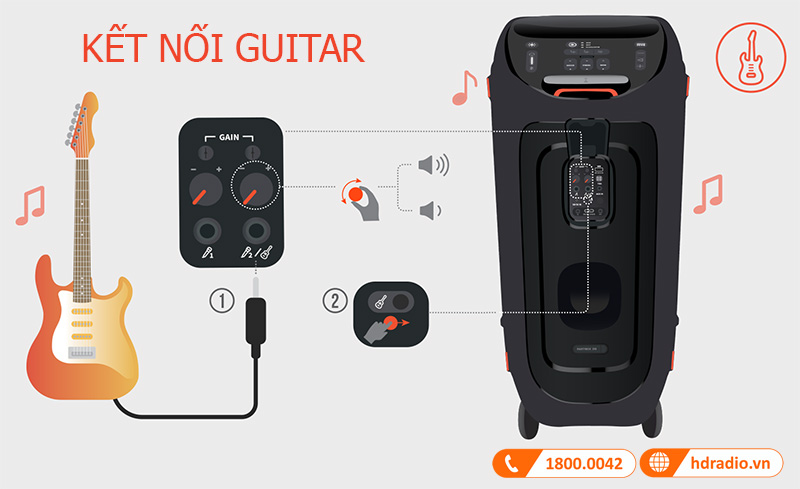 Huong dan su dung loa JBL Partybox 310