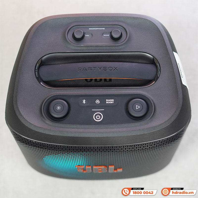 Loa JBL PartyBox Encore 2 (Mới 2025) Kèm 2 Mic, 100W RMS, Pin 15h, IPX4, AUX, USB C, Bluetooth, Auracast, App JBL PartyBox-6