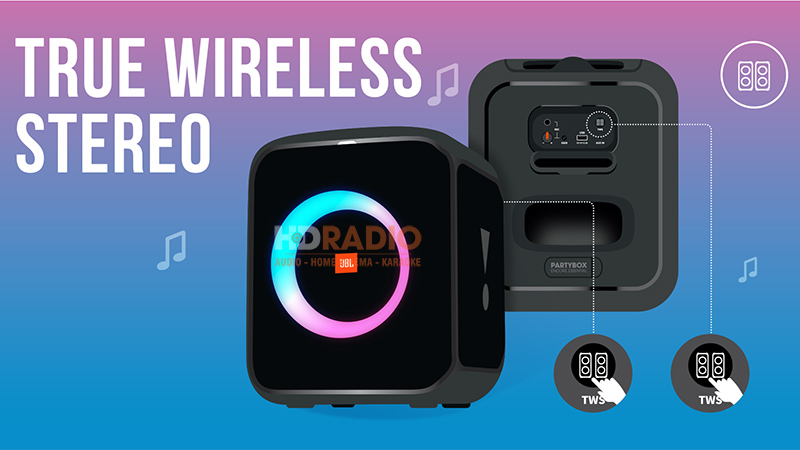 Loa JBL PartyBox Encore Essential công nghệ True Wireless Stereo