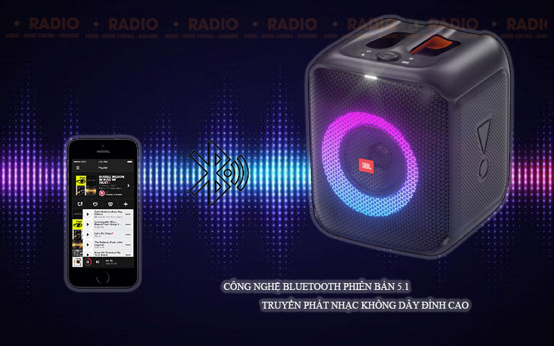 Loa JBL PartyBox Encore Essential kết nối không dây