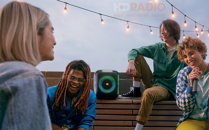 loa JBL PartyBox Encore hát karaoke hoàn hảo