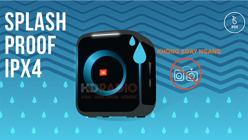 JBL PartyBox Encore chống nước ipx4
