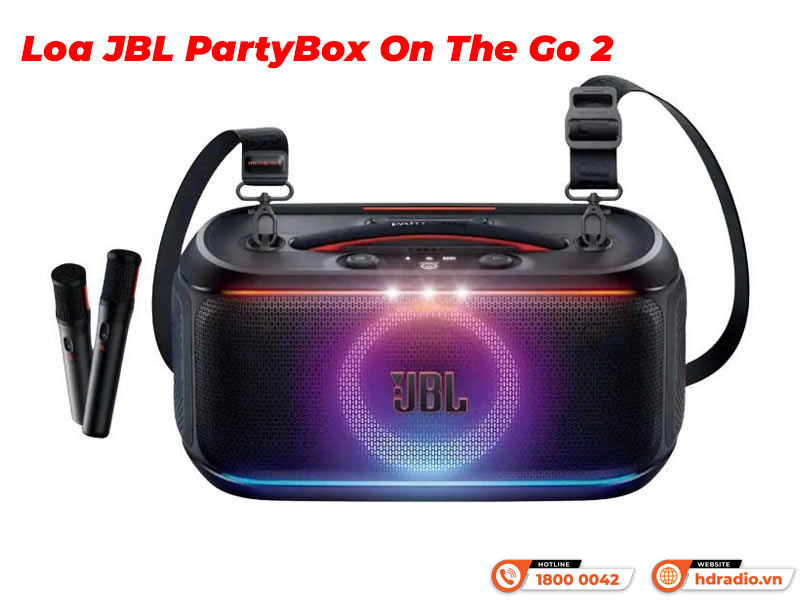 JBL ra mắt mẫu Loa PartyBox On The Go 2 mới