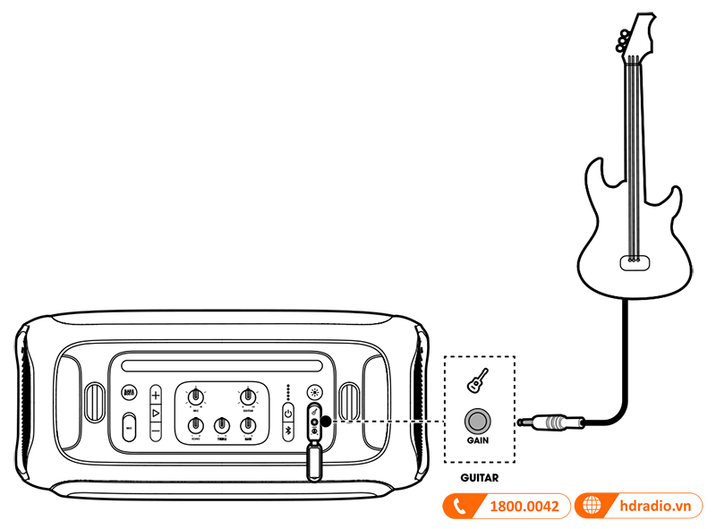 Huong dan su dung loa JBL Partybox On The Go