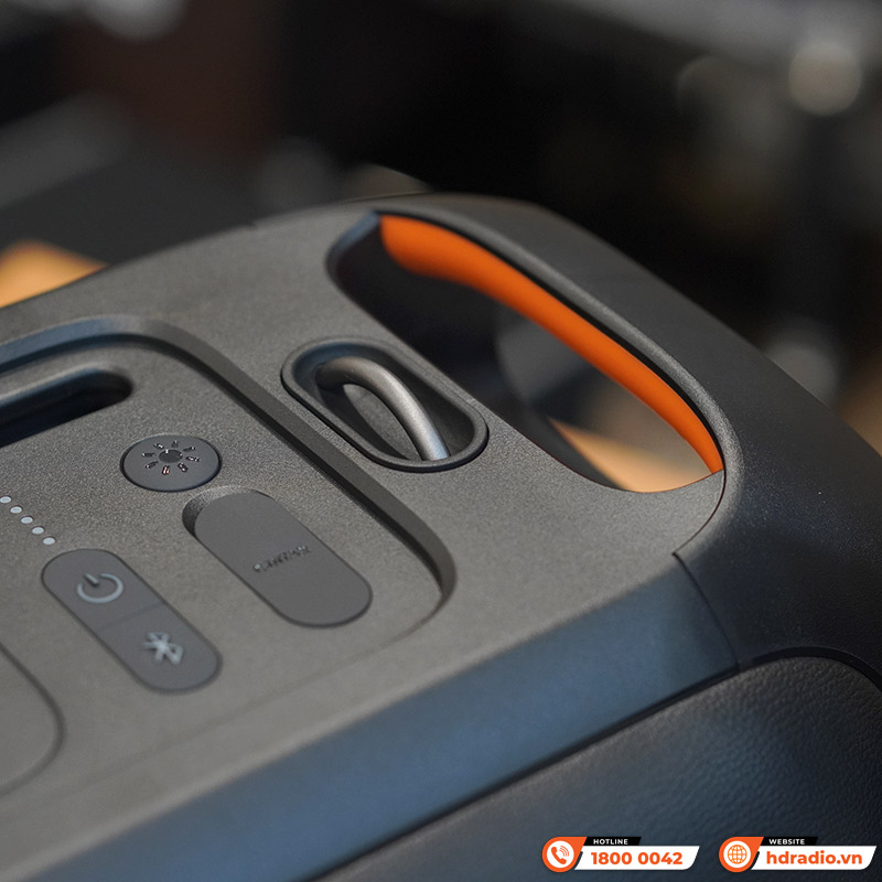 Loa JBL Partybox On The Go, Pin 6h, IPX4, Bluetooth, AUX, USB, Công Suất 100W-12