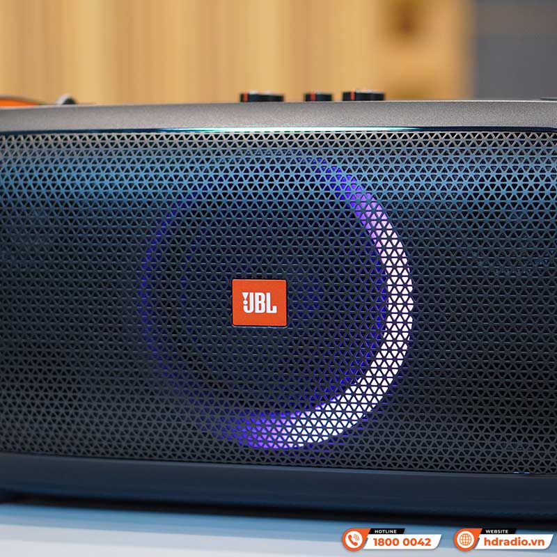 Loa JBL Partybox On The Go, Pin 6h, IPX4, Bluetooth, AUX, USB, Công Suất 100W-5