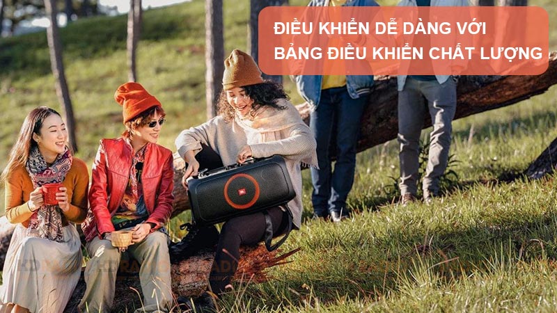 Điều khiển loa JBL PartyBox OnThe Go