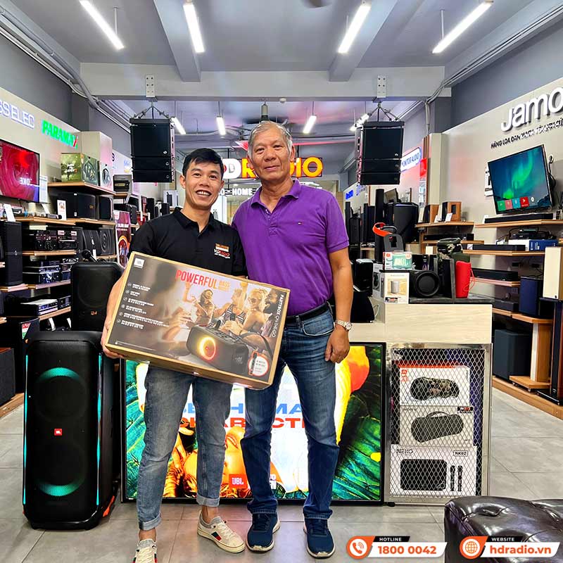 Loa JBL Partybox On The Go, Pin 6h, IPX4, Bluetooth, AUX, USB, Công Suất 100W-24