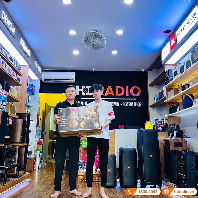 Loa JBL Partybox On The Go, Pin 6h, IPX4, Bluetooth, AUX, USB, Công Suất 100W-23