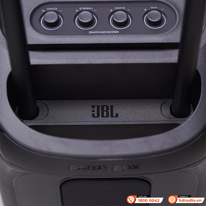 Loa JBL PartyBox Stage 320, Công Suất 240W, Pin 18h, AUX, Micro, Bluetooth 5.4, IPX4, AI Sound Boost, Auracast, App JBL Partybox-20