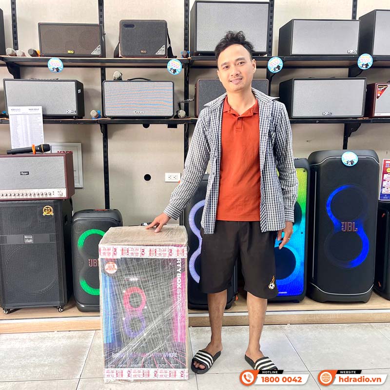Loa JBL PartyBox Stage 320, Công Suất 240W, Pin 18h, AUX, Micro, Bluetooth 5.4, IPX4, AI Sound Boost, Auracast, App JBL Partybox-38