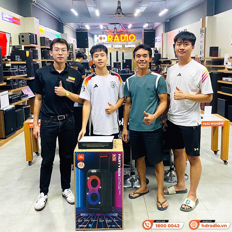 Loa JBL PartyBox Stage 320, Công Suất 240W, Pin 18h, AUX, Micro, Bluetooth 5.4, IPX4, AI Sound Boost, Auracast, App JBL Partybox-39
