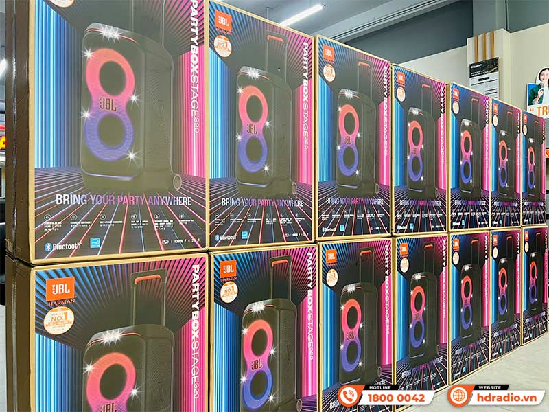 Loa JBL PartyBox Stage 320 chính hãng cập bến tại HDRadio
