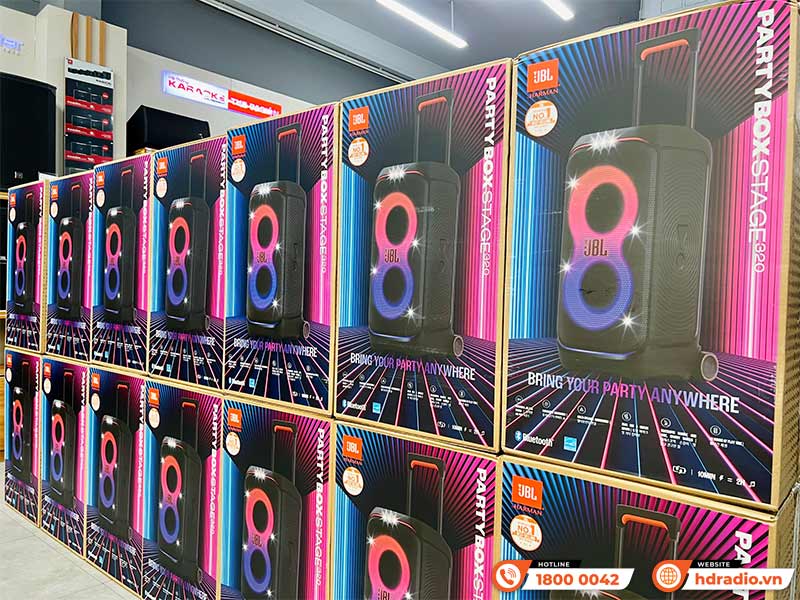 Loa JBL PartyBox Stage 320 chính hãng cập bến tại HDRadio