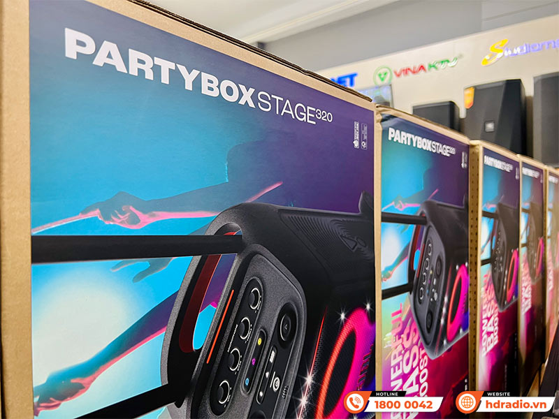 Loa JBL PartyBox Stage 320 chính hãng cập bến tại HDRadio