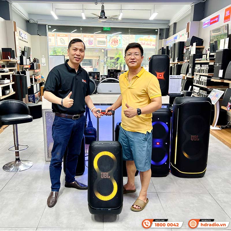 Loa JBL PartyBox Stage 320, Công Suất 240W, Pin 18h, AUX, Micro, Bluetooth 5.4, IPX4, AI Sound Boost, Auracast, App JBL Partybox-3