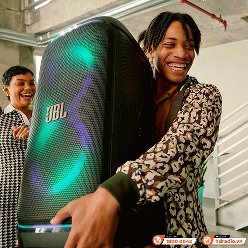 Loa JBL PartyBox Stage 320, Công Suất 240W, Pin 18h, AUX, Micro, Bluetooth 5.4, IPX4, AI Sound Boost, Auracast, App JBL Partybox-27