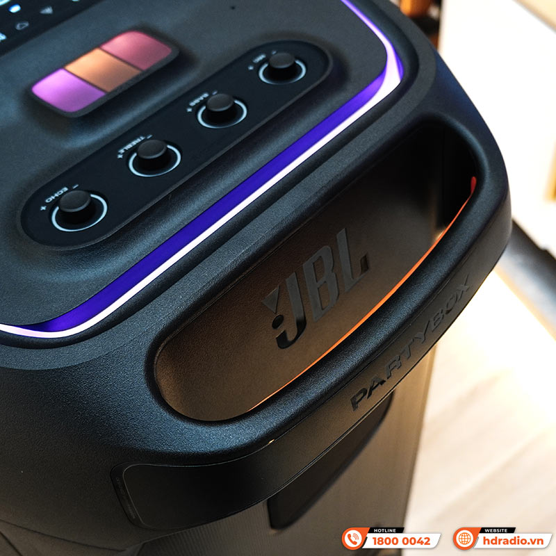 Loa JBL PartyBox Ultimate Chính Hãng, 1100W Dolby Atmos, IPX4, Bluetooth, Wifi, AUX, Mic, Guitar, PartyPad, APP JBL One-17