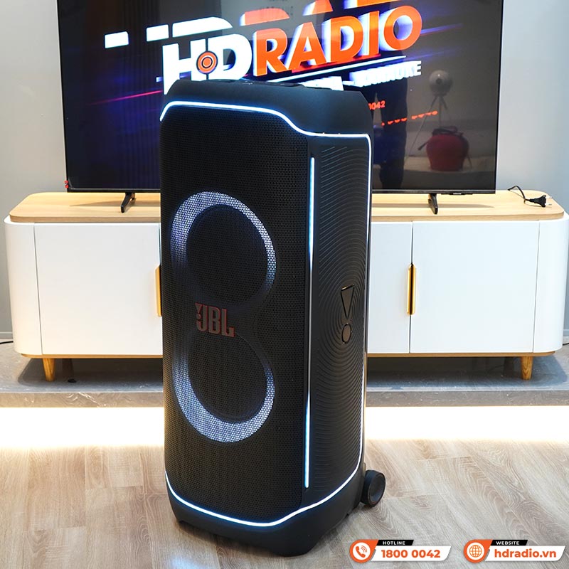 Loa JBL PartyBox Ultimate Chính Hãng, 1100W Dolby Atmos, IPX4, Bluetooth, Wifi, AUX, Mic, Guitar, PartyPad, APP JBL One-18