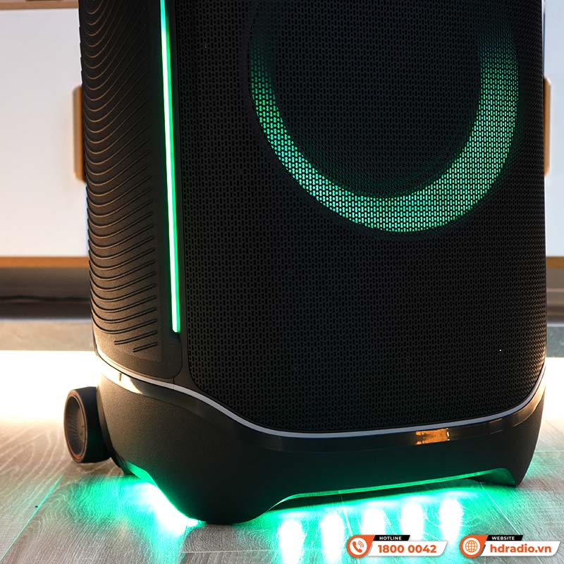 Loa JBL PartyBox Ultimate Chính Hãng, 1100W Dolby Atmos, IPX4, Bluetooth, Wifi, AUX, Mic, Guitar, PartyPad, APP JBL One-12