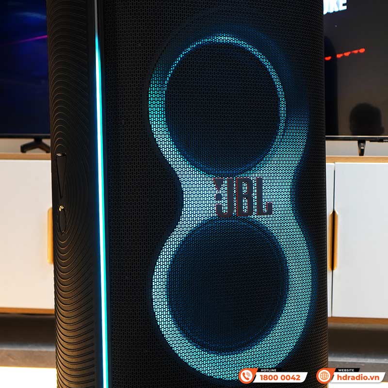 Loa JBL PartyBox Ultimate Chính Hãng, 1100W Dolby Atmos, IPX4, Bluetooth, Wifi, AUX, Mic, Guitar, PartyPad, APP JBL One-10
