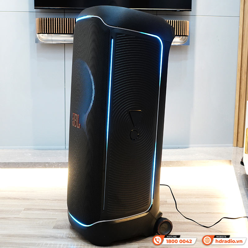 Loa JBL PartyBox Ultimate Chính Hãng, 1100W Dolby Atmos, IPX4, Bluetooth, Wifi, AUX, Mic, Guitar, PartyPad, APP JBL One-7