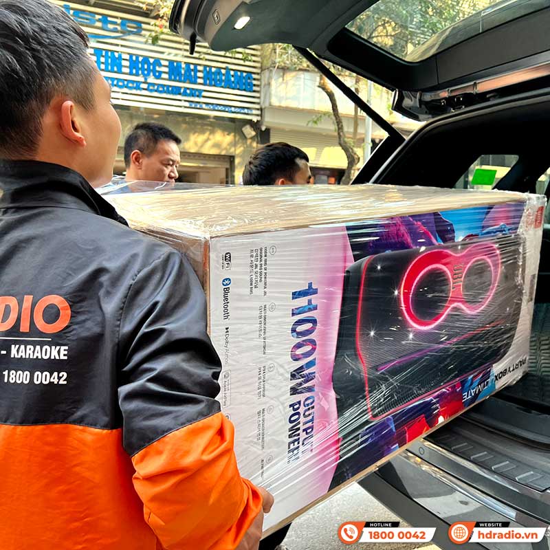 Loa JBL PartyBox Ultimate Chính Hãng, 1100W Dolby Atmos, IPX4, Bluetooth, Wifi, AUX, Mic, Guitar, PartyPad, APP JBL One-28