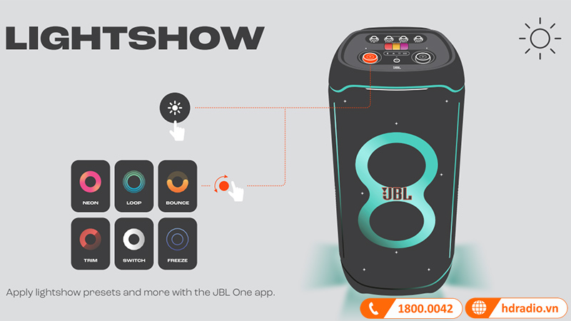 loa bluetooth có led nháy theo nhạc JBL PartyBox Ultimate