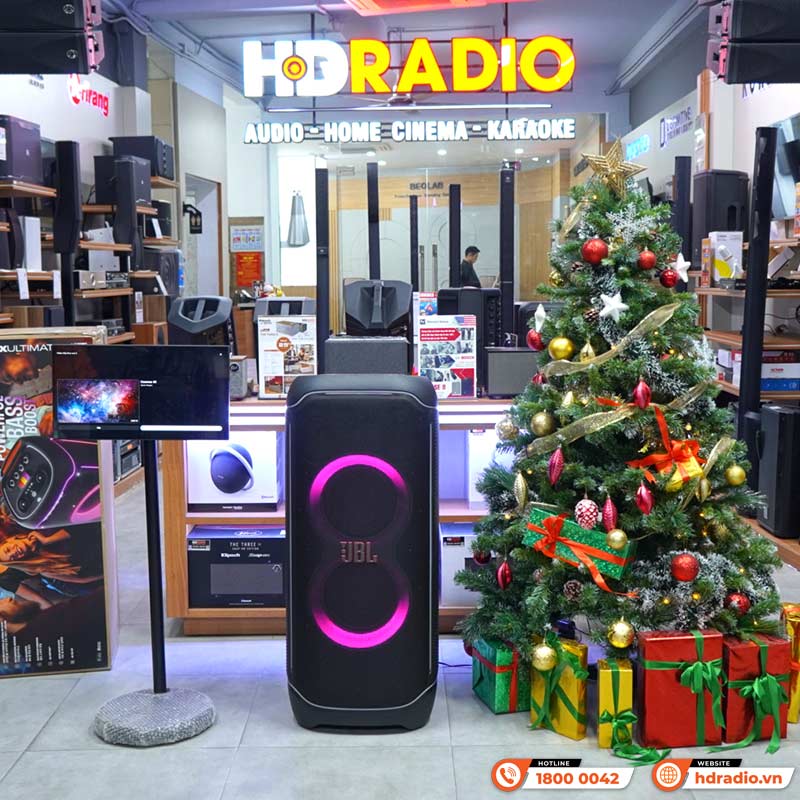 Loa JBL PartyBox Ultimate Chính Hãng, 1100W Dolby Atmos, IPX4, Bluetooth, Wifi, AUX, Mic, Guitar, PartyPad, APP JBL One-24