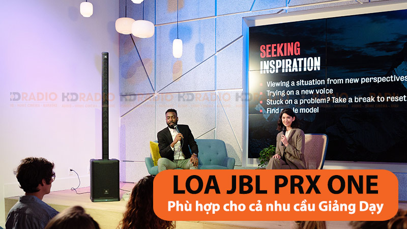 loa JBL PRX ONE phù hợp cho nhu cầu giảng dạy