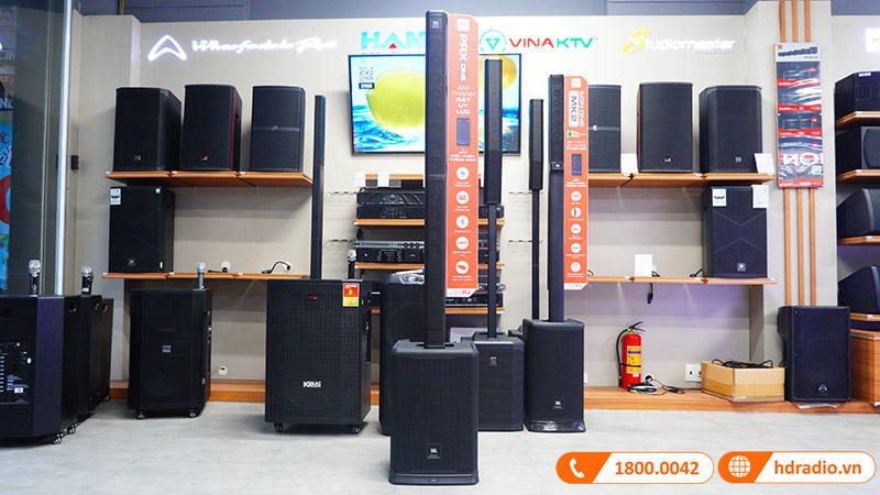 thiết kế Loa JBL PRX ONE khi lắp đặt xong