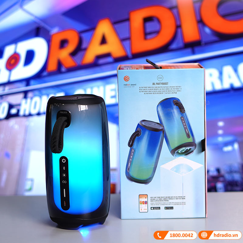 Loa JBL Pulse 5, Pin 12 giờ, LED 360 Độ, Chống Nước IP67-5